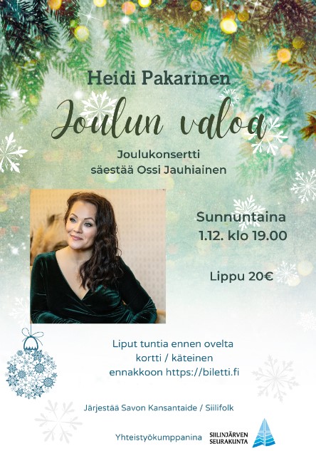 Joulukonserttijuliste 2024